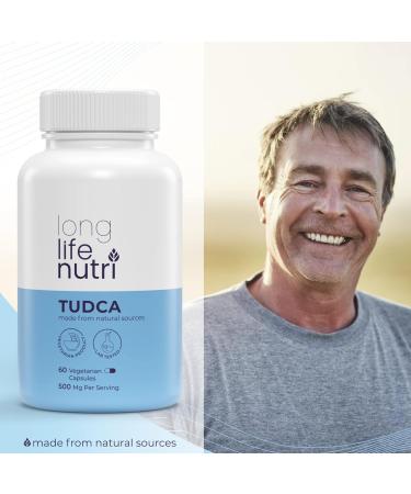 TUDCA 500mg 60 Vegetarian Capsules - Liver Support & Detox Supplement | Made in USA - 30 Day Supply - Buy Online on GoSupps.com