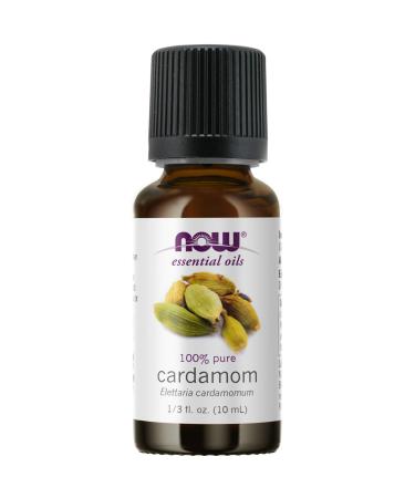 Now Foods Essential Oils 100% Pure Cardamom 1/3 fl oz (10 ml) - Buy Online on GoSupps.com