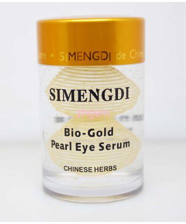 Simengdi Silk Essence Eye Serum - Bio Gold Pearl Gel for Dark Circles and Puffiness - Anti-Aging & Anti-Wrinkle Serum with Chinese Herbs & Pearl Powder - 1 Ounce - Buy Online on GoSupps.com