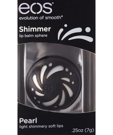 eos Shimmer Lip Balm Sphere - Pearl | Shimmering Hydration | 0.25 oz. - Buy Online on GoSupps.com