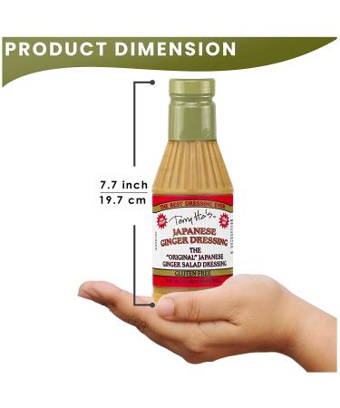 Terry Ho's Japanese Ginger Dressing - Gluten Free Ginger Sesame Marinade & Salad Dressing - 16oz (Pack of 2) - Buy Online on GoSupps.com