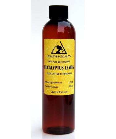 Eucalyptus Lemon Essential Oil Aromatherapy Therapeutic Grade 100% Pure Natural 8 oz - Buy Online on GoSupps.com