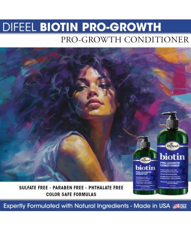 Difeel Elevated Pro-Growth Biotin Conditioner 12 oz | Paraben-Free Hair Growth Solution for Thin Hair - Shop Internationally - Buy Online on GoSupps.com