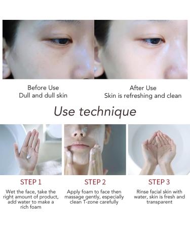 AILKE BOOST LUSTER AILKE Amino Acid Moisturizing & Whitening Facial Cleanser Oil Control Deep Clean Impurities & Makeup Reduce Pimples Blackhead Facial Wash 120 g Pack of 1 1 copy - Buy Online on GoSupps.com