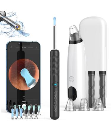 Bebird Pro Ear Wax Removal Tool with 1440P HD Camera and 6 LED Lights, Free with Deep Cleaning Blackhead Remover, Ear Cleaner for Smaller Ears,FDA Ear Wax Removal Kit for iOS,Android Phones