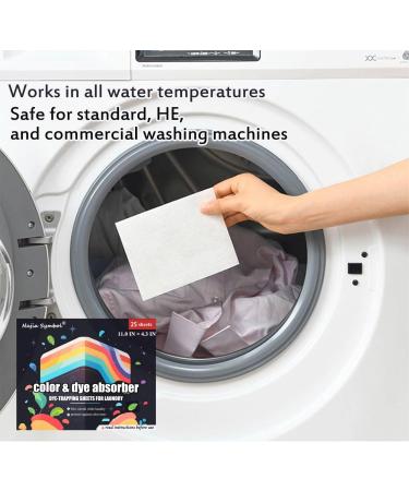 Eco-Friendly Color Catcher for Whites - Prevent Dye Transfer & Simplify Laundry with 100 Sheets | Ideal for Coin Laundry Services - Buy Online on GoSupps.com