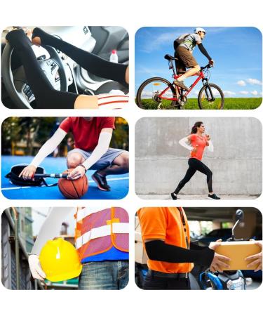 Lzymsz UV Sleeves Gloves - Long Anti-UV Hand Cover & Breathable Arm Cooler for Sports | Cycling Basketball & Hiking Protection - Black - Buy Online on GoSupps.com