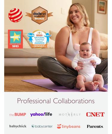 MomcoZy S9 Portable Electric Milk Pump | Free-Handed & Long Battery Life | 2 Modes & 9 Levels | 24mm Pink - Best for Moms - Buy Online on GoSupps.com