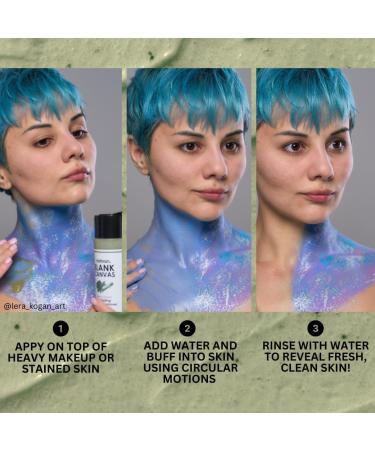 Mehron D maquillant exfoliant en toile vierge | D maquillant professionnel pour SFX | Nettoyant visage et corps | Vegan - Buy Online on GoSupps.com