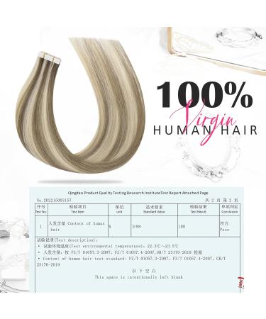 Buy Moresoo Virgin Tape-In Extensions | Real Remy Hair | Invisible Adhesive Tapes #P8/60 | 5 Pieces 12.5g 45cm - Buy Online on GoSupps.com