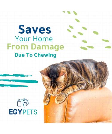 EGYPETS Cat Deterrent Spray - Indoor/Outdoor Repellent for Furniture, Plants & Floor - Anti-Scratch/Bite - Kitten Training Aid - 140ml - Buy Online on GoSupps.com