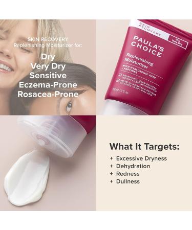 Paula's Choice Skin Recovery Hyaluronic Acid Moisturizer for Redness & Sensitive Skin | 2 Fl Oz - Buy Online on GoSupps.com