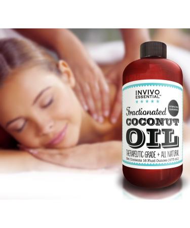 Premium Fractionated Coconut Oil 16 oz - Therapeutic Carrier Oil for Aromatherapy & Massage | Includes Pump & eBook - Buy Online on GoSupps.com