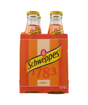 Schweppes - Orange orange soft drink with sugar - 3 cans of 4 pieces of 180 ml 12 pieces 2250 ml