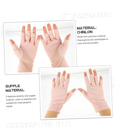 POPETPOP 2 Pairs Sun Protection Half Finger Gloves Mittens UV Prevention Gloves Skin Protective Gloves Gloves Nail Art Gloves Manicure Skin Gloves Hand Guard Anti-uv Miss Nylon - Buy Online on GoSupps.com
