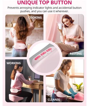 Funlover XL Portable Heating Pillows & Heating Belt - Wireless Menstrual Relief Gift for Teens & Women - Beige - Buy Online on GoSupps.com