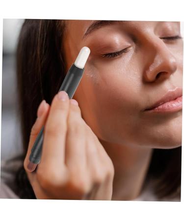 IWOWHERO Makeup Eyeshadow Eye Makeup Stick Eye Shadow Small Eyeshadow Make up Eyeshadow Eye Makeup Brush Double Head Lip Brush 1 count (Pack of 1) Silver - Buy Online on GoSupps.com