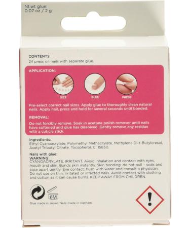 Perfect 10 French Artificial Nails - French Pink - Buy Online on GoSupps.com