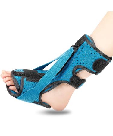 WOSHSHEN Adjustable Plantar Fasciitis Night Splint - Relief Brace for Plantar Fasciitis, Achilles Tendonitis - Black Large - Buy Online on GoSupps.com