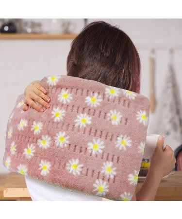 GOQOTOMO Flower Heating Pad 12 x 24 | 12 Heat Levels, 8 Timers | Back Pain Relief, Machine Washable - Buy Online on GoSupps.com