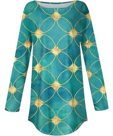 Elegant Women's Loose Long Sleeve Blouse - Casual Office Tunic & Sweater in Green - Buy Online on GoSupps.com