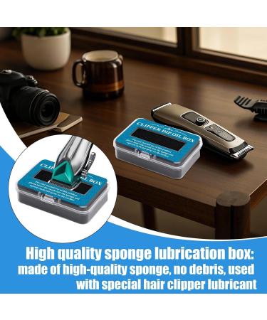 Oil Sponge for Clippers and Clippers Hair Trimmer Oil Lubricant Sponge - High Performance 15g Multi-Purpose Rust Prevention Sponge | Lubrication Box - Buy Online on GoSupps.com