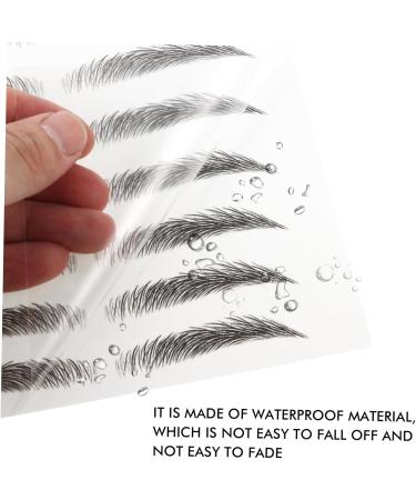 Beavorty 30 sheets D Hair-like Sticker Eyebrow Waterproof Brow Eyebrows Stickers Tattoos Temporary Imitation - Buy Online on GoSupps.com
