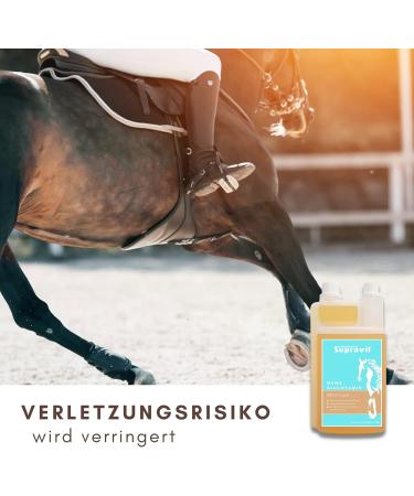 Supravit MSM & Glucosamine for Horses | 1000ml Liquid Joint Health Supplement | Support Tendons & Ligaments - Buy Online on GoSupps.com