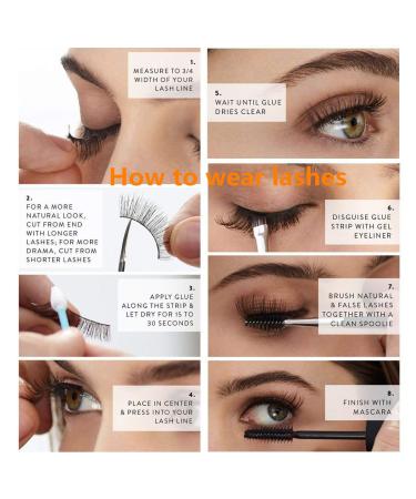 CINLITEK 10 Pairs 5 Styles Natural False Eyelashes Set - Reusable 3D Handmade Mink Lashes for Natural Look | Includes Free Applicator & Curler - Buy Online on GoSupps.com