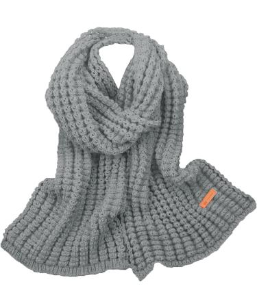 Women's Gray Cotton Print Scarf | Soft Triangular Wrap for Autumn - Casual Neck Warmer - Buy Online on GoSupps.com