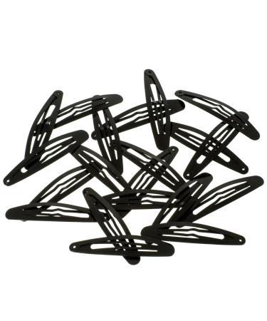 HAARallerliebst Oval Hair Clips - 20 Piece Set | Black | 6 cm | Includes White Storage Box - International Shipping Available - Buy Online on GoSupps.com