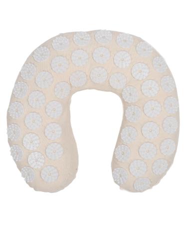Acupressure Neck Pillow - U-Shaped Cervical Massage Pillow | Soft Cotton Fabric for Car & Travel - Buy Online on GoSupps.com