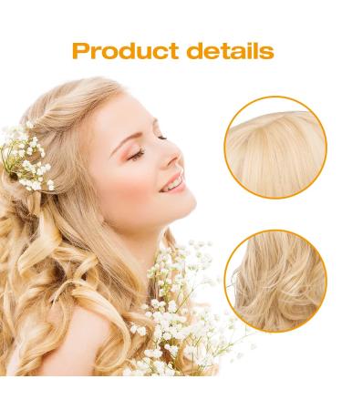 Buy Fengq 60cm Long Blonde Wigs | Synthetic Wavy Wig with Ponytail for Cosplay & Parties - Heat Resistant Gold Hair - Buy Online on GoSupps.com