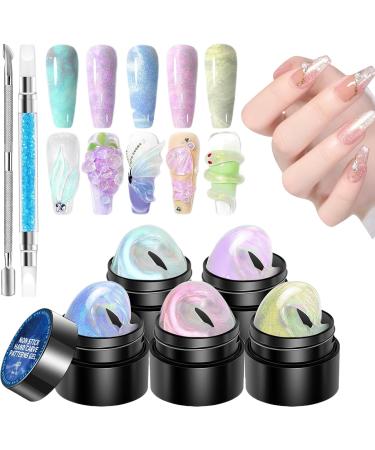  G n rique Builder Gel Nail Kit - 5 Shade Solid Modeling Gel Washable Carving Gel for Nail Extensions 3D Design & Shaping | Professional Manicure Set ave - Buy Online on GoSupps.com