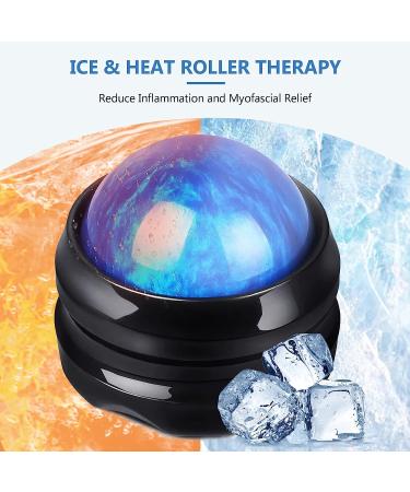 WANDiORY Manual Massage Ball Roller Back Massager for Deep Tissue Relief - Blue - Buy Online on GoSupps.com