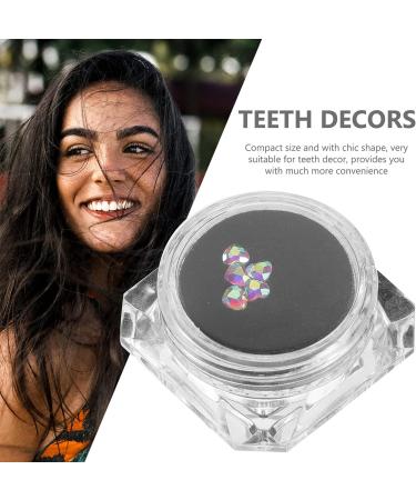 Reflective Rhinestone Tooth Gem for DIY Teeth and Nail Art | Healvian Crystal Tooth Decor with Storage Box - Buy Online on GoSupps.com