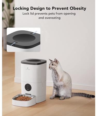 PETLIBRO Automatic Cat Feeder | WiFi Smart Food Dispenser | 10 Meals Per Day | Voice Recorder | 6L Stainless Steel Bowl - Buy Online on GoSupps.com