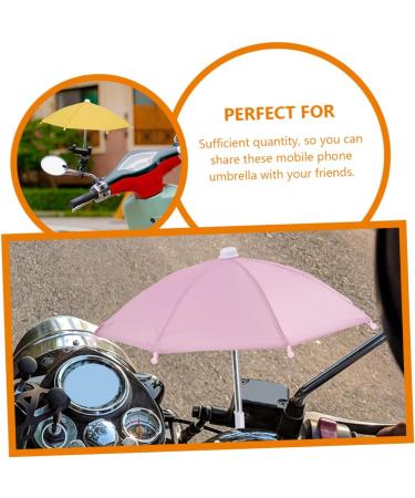 Buy Mobestech Waterproof Cell Phone Holder & Mini Umbrella for Bikes Sun & Rain Protection 27x27cm Assorted Colors - Buy Online on GoSupps.com