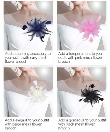 Z&X Ladies Fascinator - Elegant Wedding Derby Hat with Feather & Flower - Sinamay Pillbox Cocktail Tea Party Headband - One Size A-Beige - Buy Online on GoSupps.com