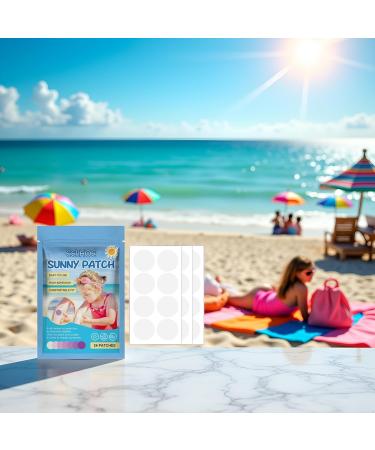 24 Pcs UV Stickers for Sunscreen Sun Cream Stickers to Reapply Waterproof UV Detection Stickers UV Detection Reminder UV Patch for Kids Adults Waterproof Patches Changes Color When Time To Reapply - Buy Online on GoSupps.com