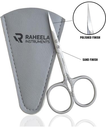 Cuticle Nail Scissors Multi Purpose Small Manicure Scissors Pedicure Finger & Toe Nail Cuticle Scissors Professional Thin toenail Scissors Eyebrow Scissors for Men and Women (Silver Colour) - Buy Online on GoSupps.com