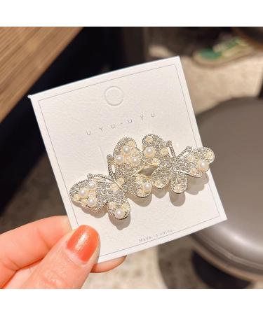 Bakores Sparkly Glitter Rhinestone Hair Barrettes - Set of 5 Fashion Hair Clips for Women and Girls - Buy Online on GoSupps.com