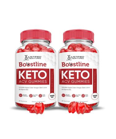 (2 Pack) Boostline Keto ACV Gummies Advanced Formula 1000MG Boost Line Keto Gummies Apple Cider Vinegar Formulated with Pomegranate Beet Juice Powder B12 Vegan Non GMO 120 Gummys 60 Count (Pack of 2)