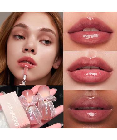 6Pcs Clear Oxygen Lip Glaze - Hydrating & Plumping Waterproof Lip Gloss for Girls | Moisturizing Jelly Lipstick & Long Lasting Lip Stain - Buy Online on GoSupps.com