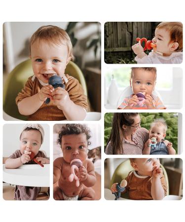 Haakaa Silicone Replacement Pouch for Baby Fruit Food Feeder - BPA Free, Large Size 2PCS - Buy Online on GoSupps.com