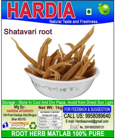 QURA Hardia Shatavari Root for Women Lait maternel 500 g