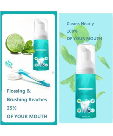 Herbal Brightening Oral Repair Foam | Teeth Whitening Mouthwash & Toothpaste | Deep Clean Gums & Gum Health | 1 PC - Buy Online on GoSupps.com