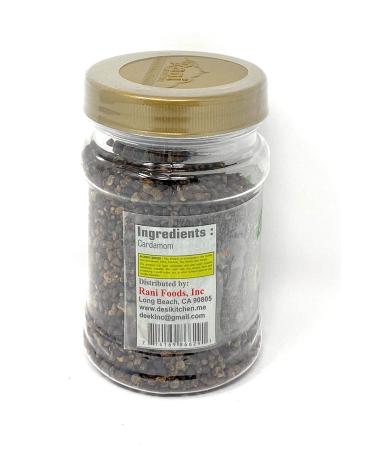 Indian Cardamom Seeds (Elaichi Dana) 3.25oz - All Natural, Salt Free, Vegan, NON GMO - Desi Kitchen Spices - Freshness and Aroma Guaranteed - Buy Online on GoSupps.com