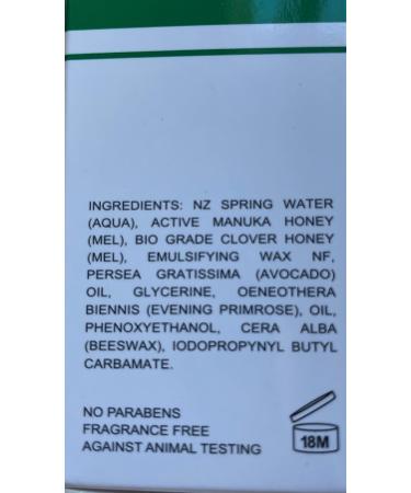 Madeleine Ritchie New Zealand 16+ Active Manuka Honey Skin Care Cream - Soothing Eczema Moisturizer 2.7 fl.oz - Buy Online on GoSupps.com