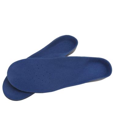 Shoe Insoles 2 Pairs Unisex Hard Bottom EVA Flannelette Arch Support Foot Correction Insole 1.1in Arch Height for Correct Flat Feet High Arches and Varus Feet (L)